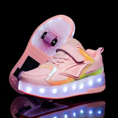 LED Roller Skate Kids Shoes