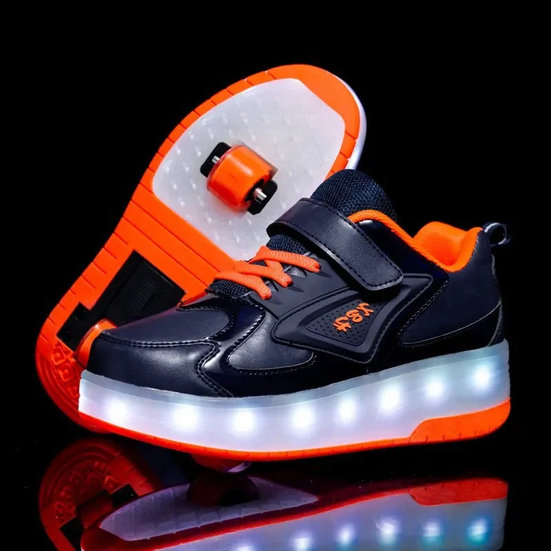 LED Roller Skate Kids Shoes