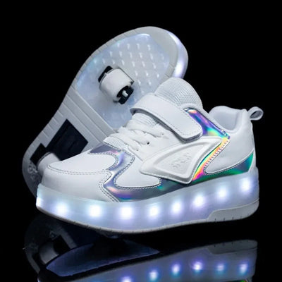 LED Roller Skate Kids Shoes