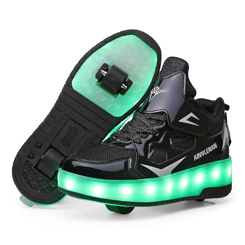 LED Roller Skate Kids Shoes