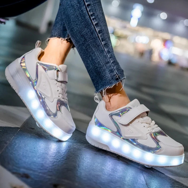 LED Roller Skate Kids Shoes