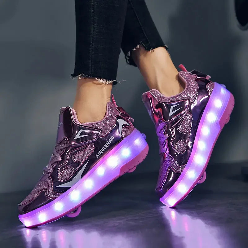 LED Roller Skate Kids Shoes