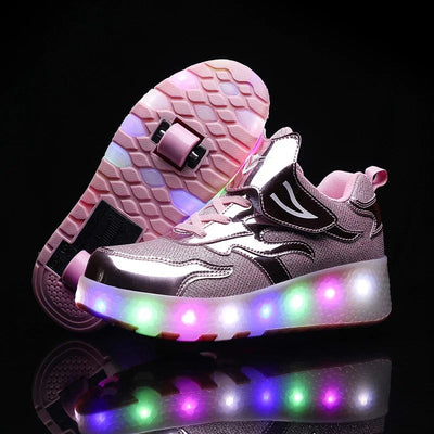 LED Roller Skate Kids Shoes