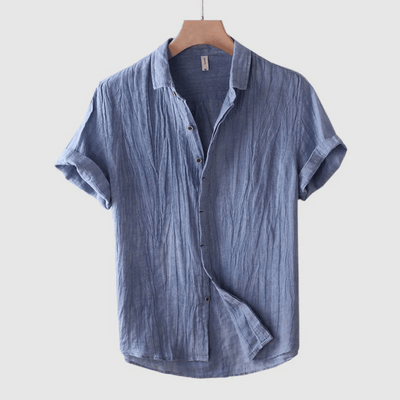 Lightweight White Linen Shirt