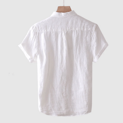 Lightweight White Linen Shirt