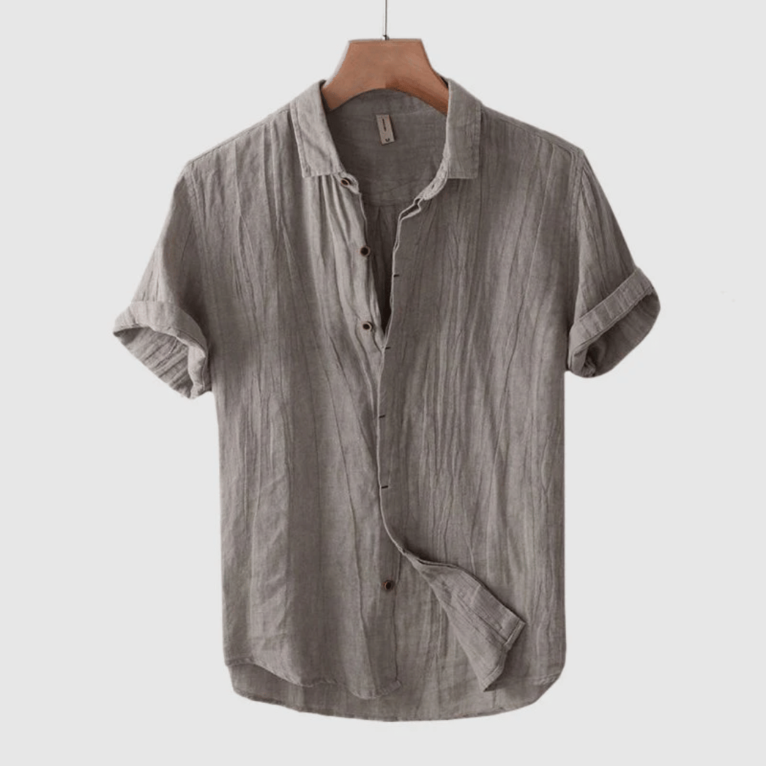 Lightweight White Linen Shirt