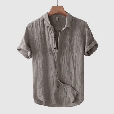 Lightweight White Linen Shirt