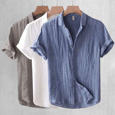 Lightweight White Linen Shirt