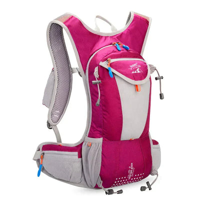Lightweight, waterproof backpack with breathable back panel and organised storage space.