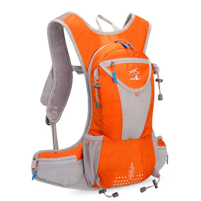 Lightweight, waterproof backpack with breathable back panel and organised storage space.