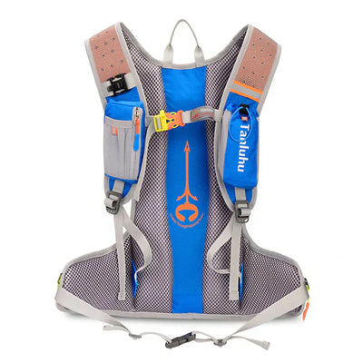 Lightweight, waterproof backpack with breathable back panel and organised storage space.