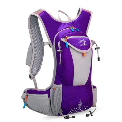 Lightweight, waterproof backpack with breathable back panel and organised storage space.