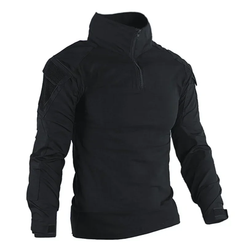 Tactical camouflage shirt for hiking, hunting and outdoor sports.