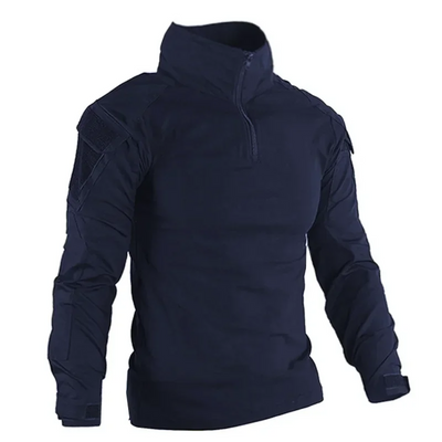Tactical camouflage shirt for hiking, hunting and outdoor sports.
