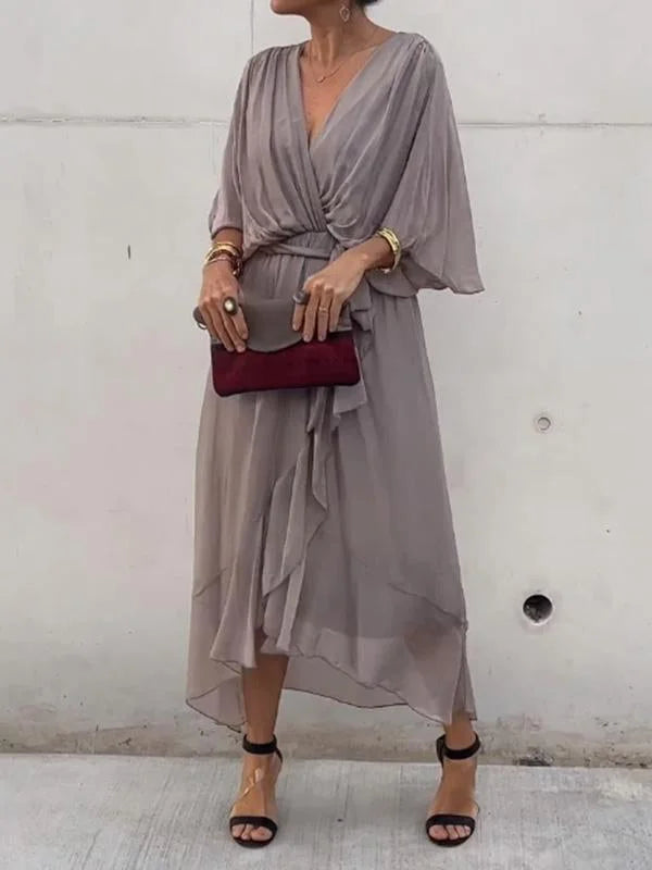 V-Neck Wrap Women’s Summer Dress