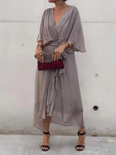 V-Neck Wrap Women’s Summer Dress