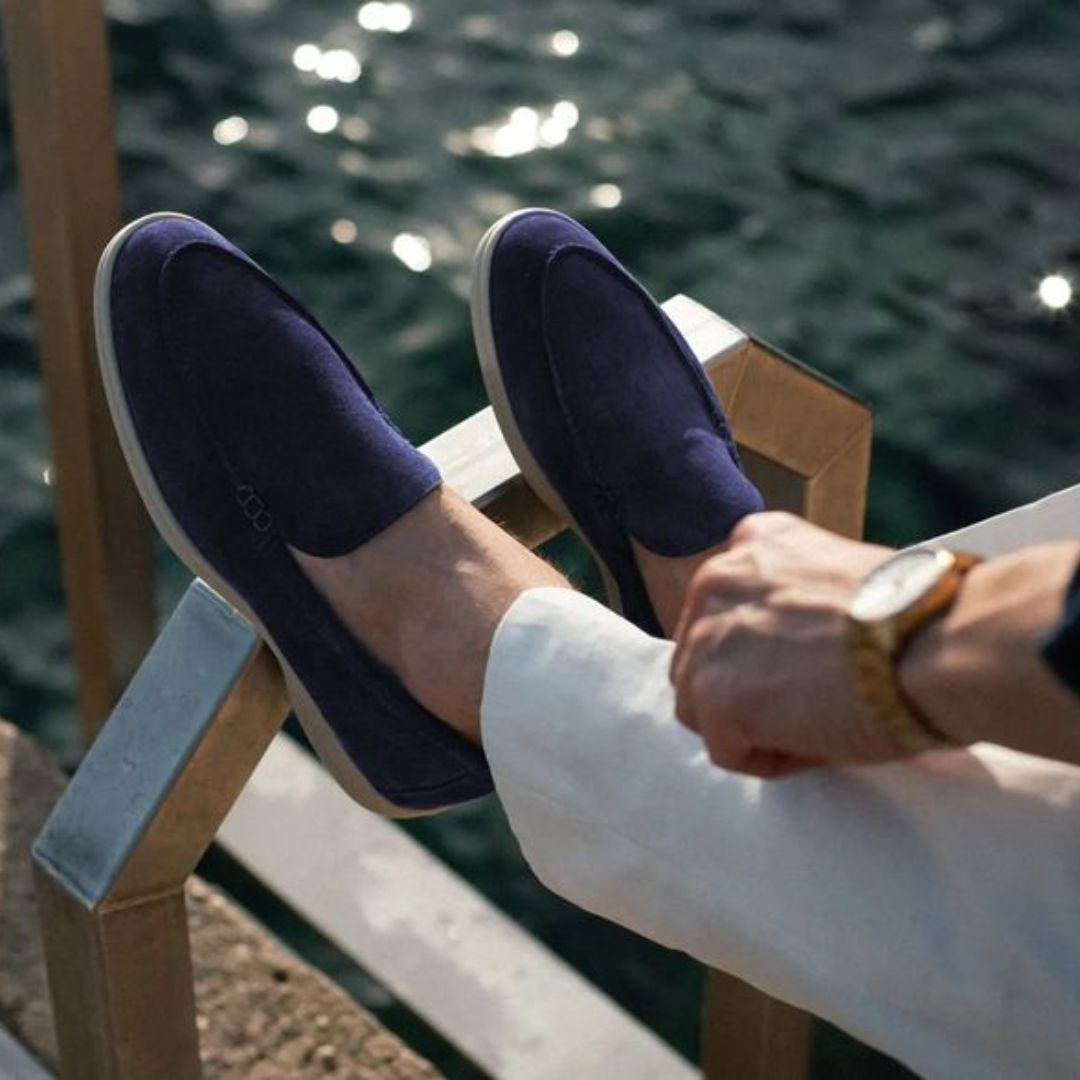 Low Suede Elegance Loafers