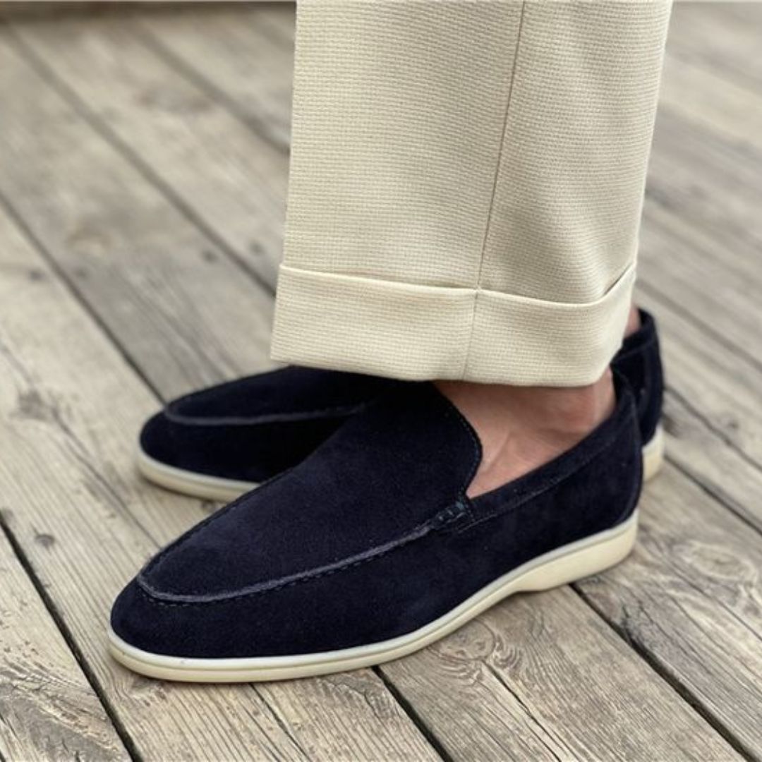 Low Suede Elegance Loafers