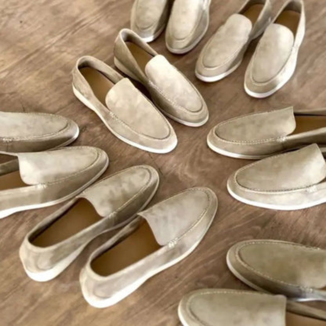 Low Suede Elegance Loafers