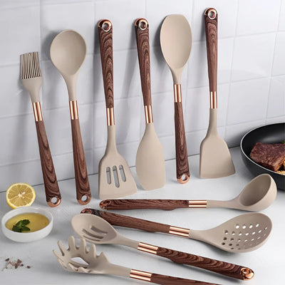 Luxe Silicone Cooking Utensils 10pcs