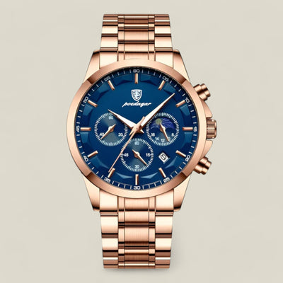 Minimalist Luxury Waterproof Chronometer Watch