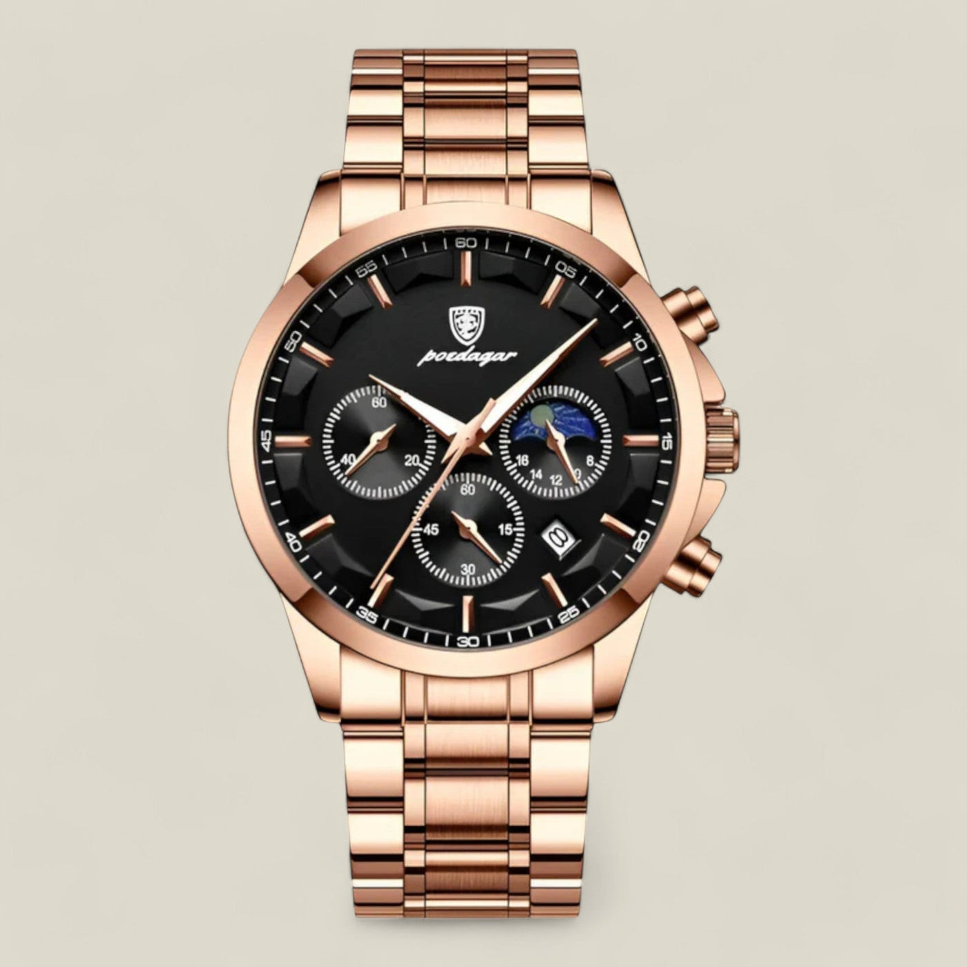 Minimalist Luxury Waterproof Chronometer Watch