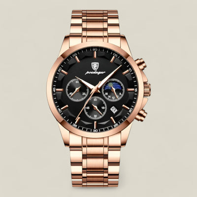 Minimalist Luxury Waterproof Chronometer Watch