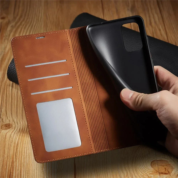 Leather Wallet Phone Case for Samsung