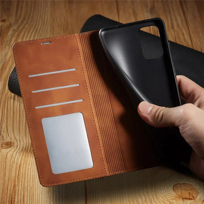 Leather Wallet Phone Case for Samsung
