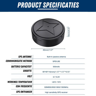 Magnetic Mini Real-Time GPS Tracker