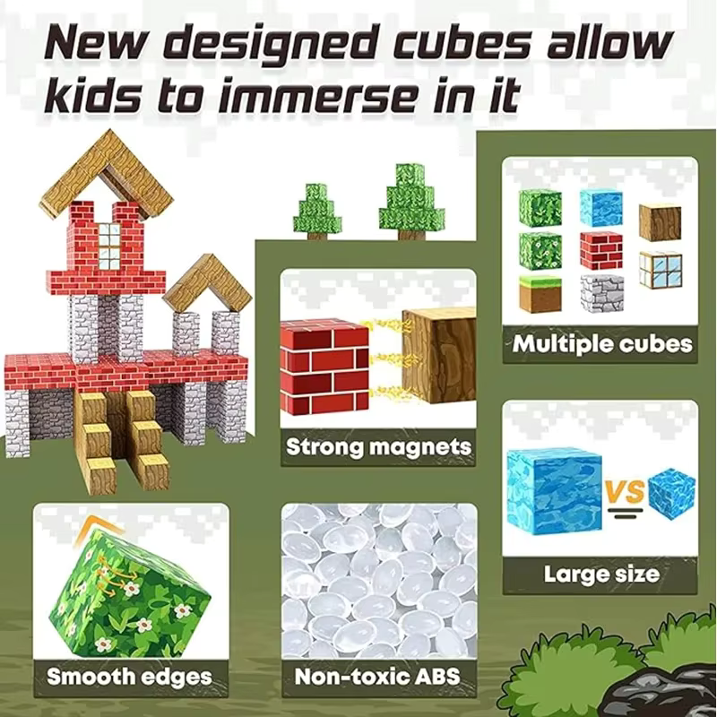 Minecraft Blocks Set Kid's Toys