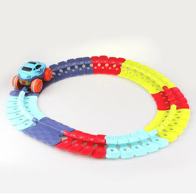 Flexible Race Car Track Set Toys