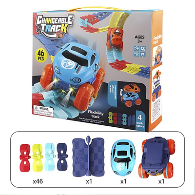 Flexible Race Car Track Set Toys