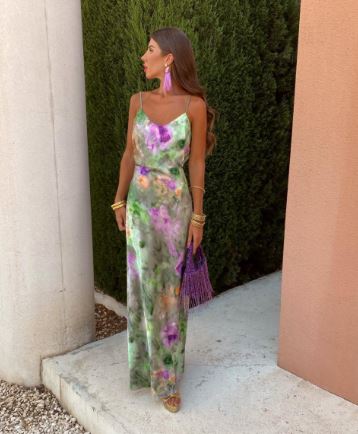 Detachable Scarf Women’s Maxi Dress