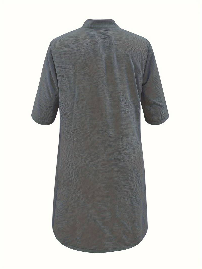 Button-Up Summer Midi Dress Women