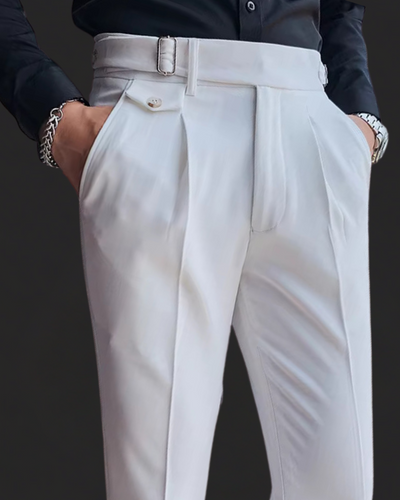 Pleated Classic Tailored Trousers