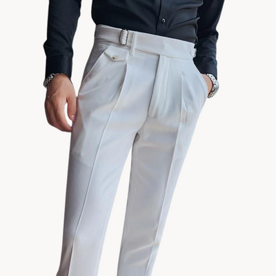 Pleated Classic Tailored Trousers