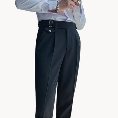 Pleated Classic Tailored Trousers