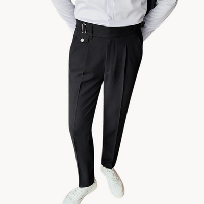 Pleated Classic Tailored Trousers