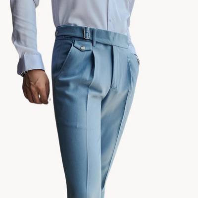 Pleated Classic Tailored Trousers
