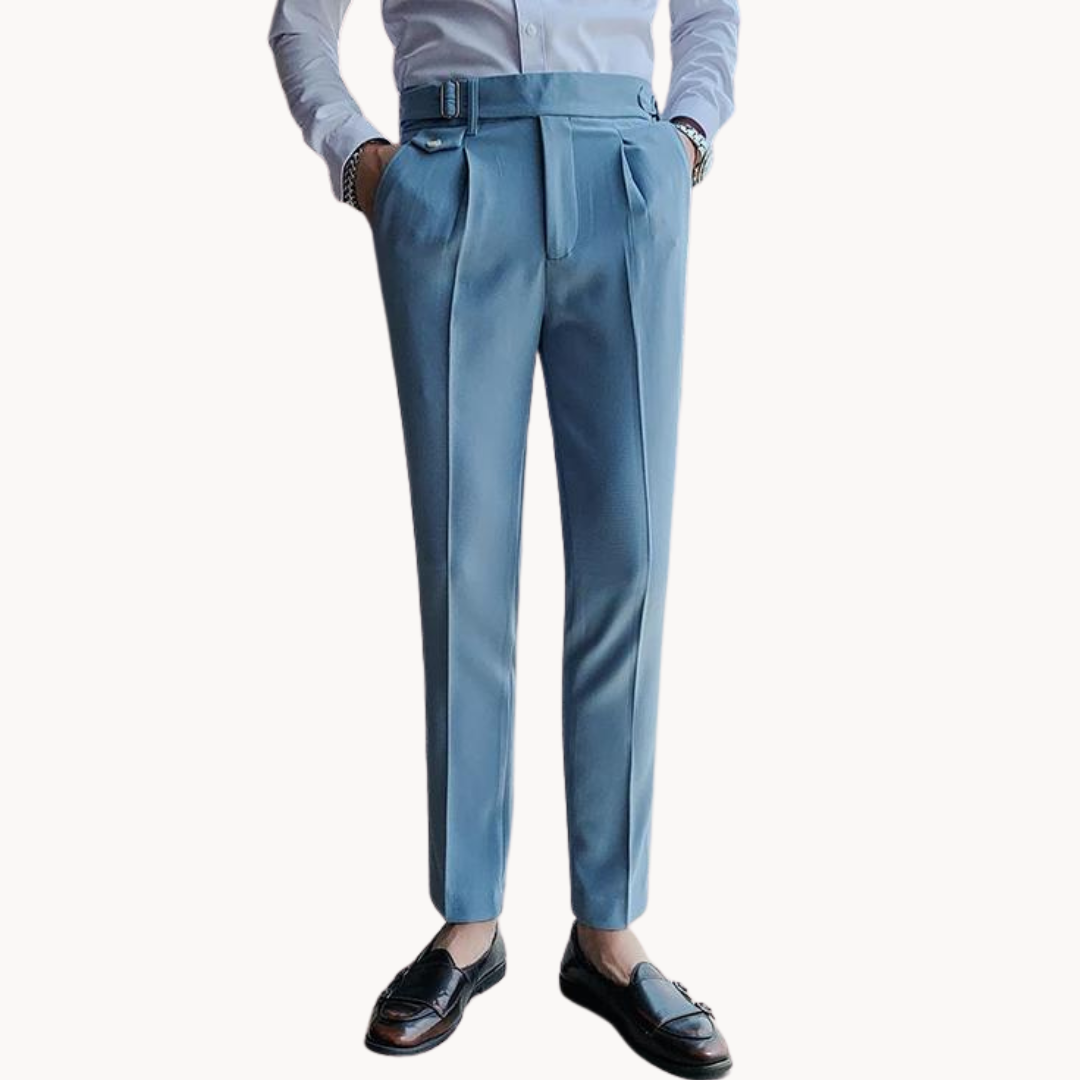 Pleated Classic Tailored Trousers