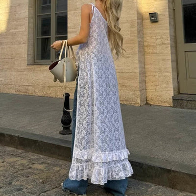 Sheer Lace Maxi Dress  Women