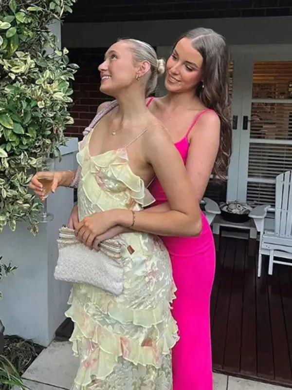 Ruffle Floral Women's Summer Dress