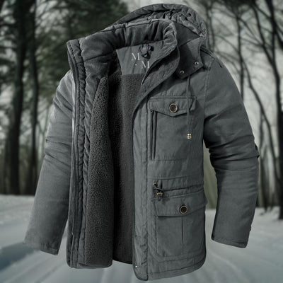 Premium Plush Sherpa Hooded Jacket