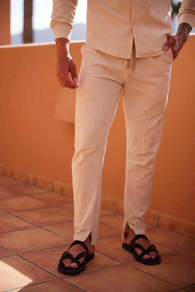 Relaxed Summer Linen Lounge Set