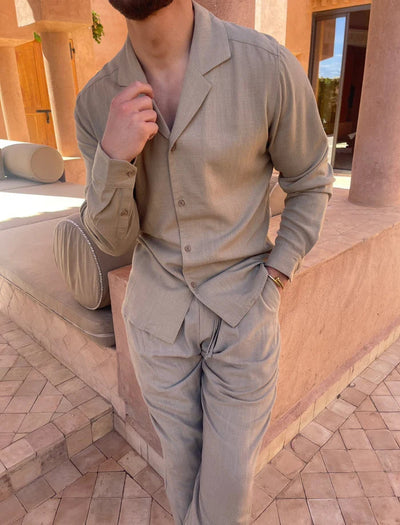 Relaxed Summer Linen Lounge Set