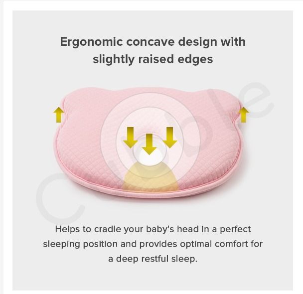Head Shaping Cotton Baby Pillow