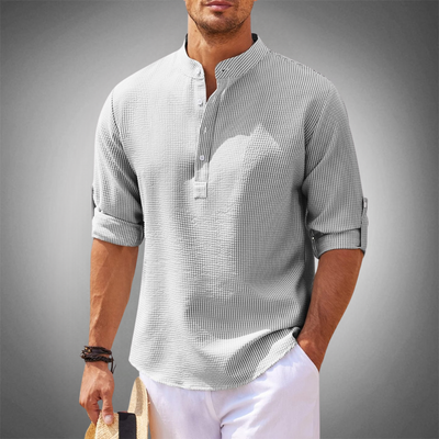 Men's Lightweight Casual Henley Shirt