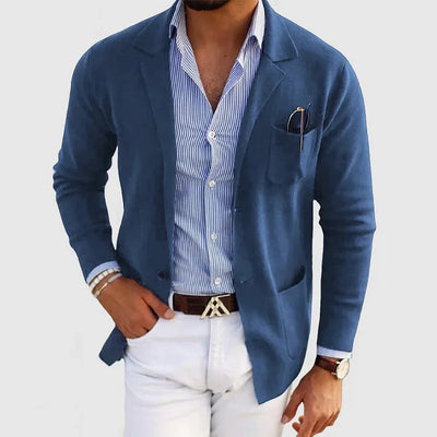 Men's Lightweight Casual Knit Blazer