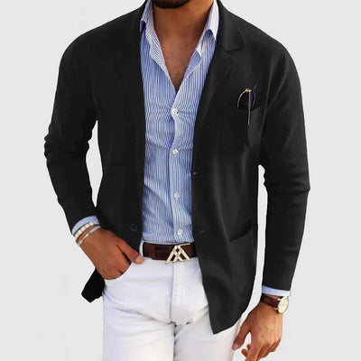 Men's Lightweight Casual Knit Blazer